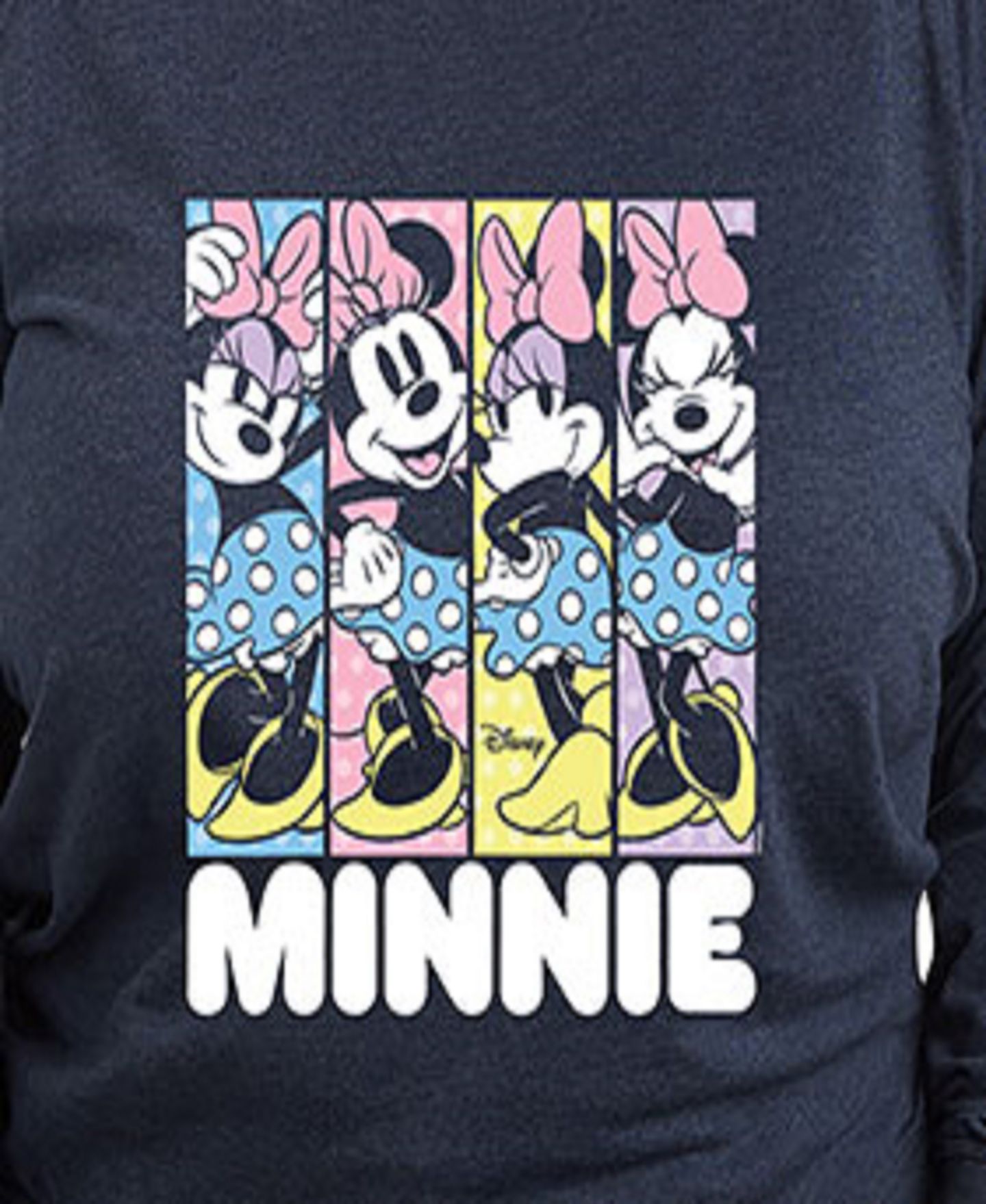 Женский свитер Hybrid Apparel Plus Size Disney Minnie Graphic Pullover T-shirt, цвет: Синий — фото 3