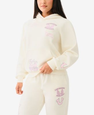 True Religion Womens Branded Boyfriend Hoodie 22790₽