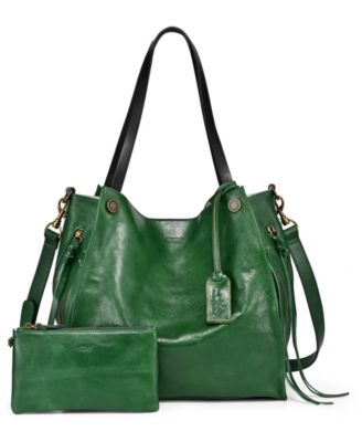 Old trend daisy leather tote bag sale