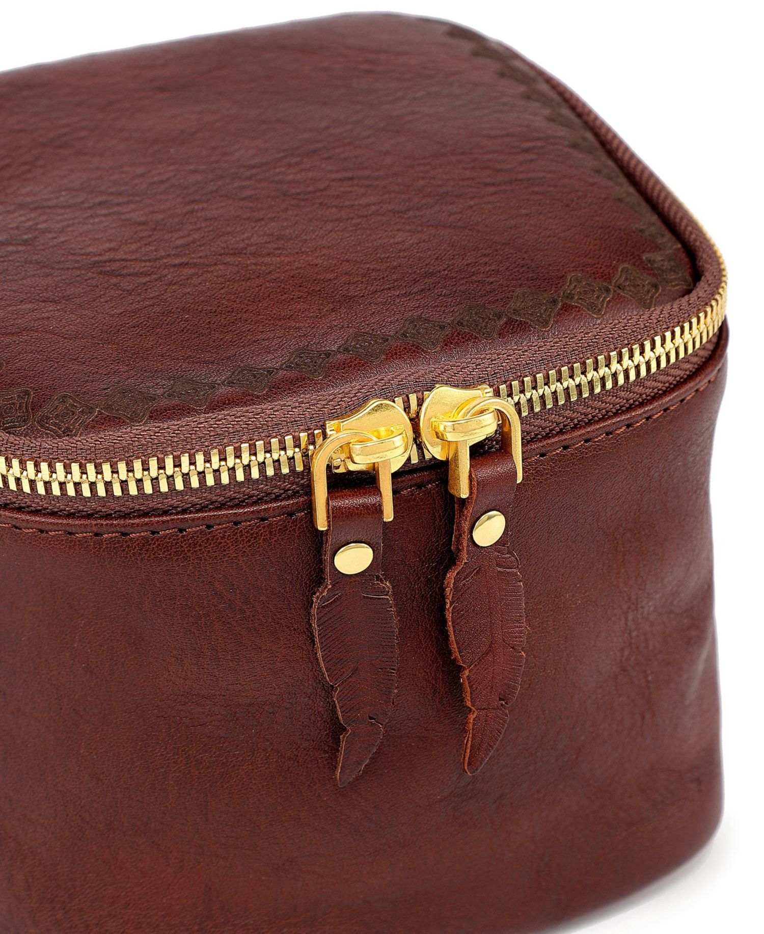 Celosia Cube Leather Jewelry Case