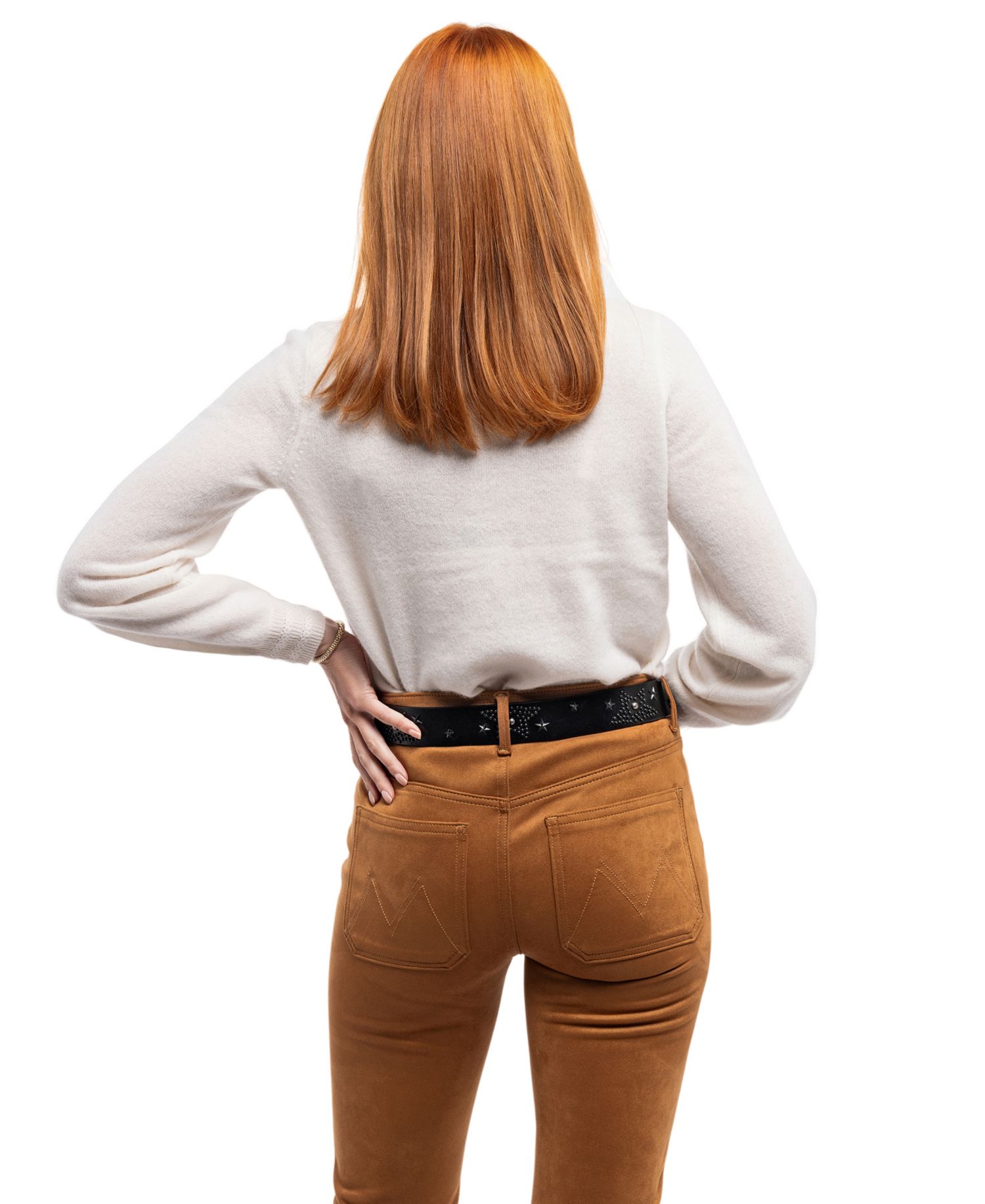 Women's Glory Star Leather Belt