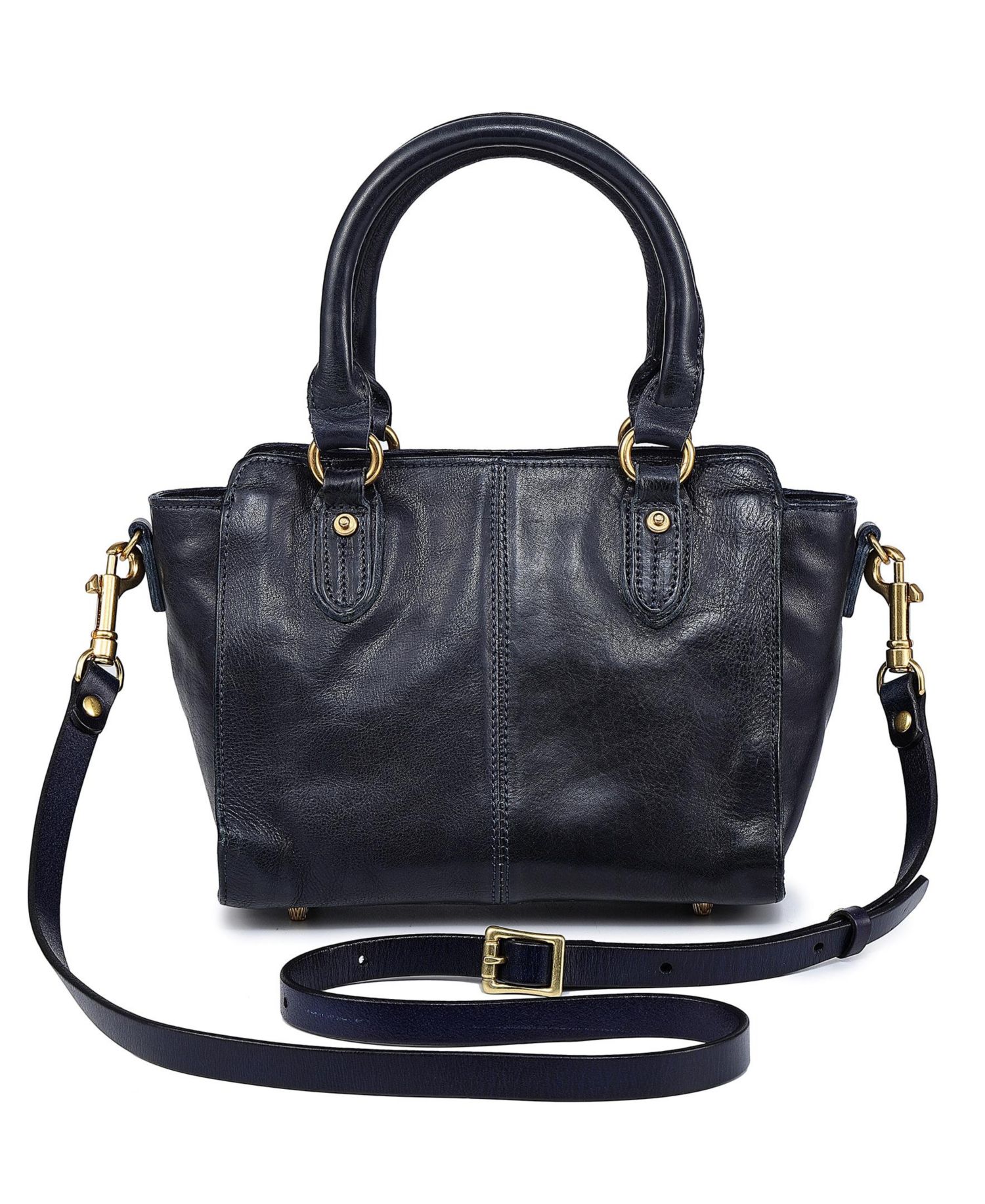 Pansy Small Leather Satchel Bag