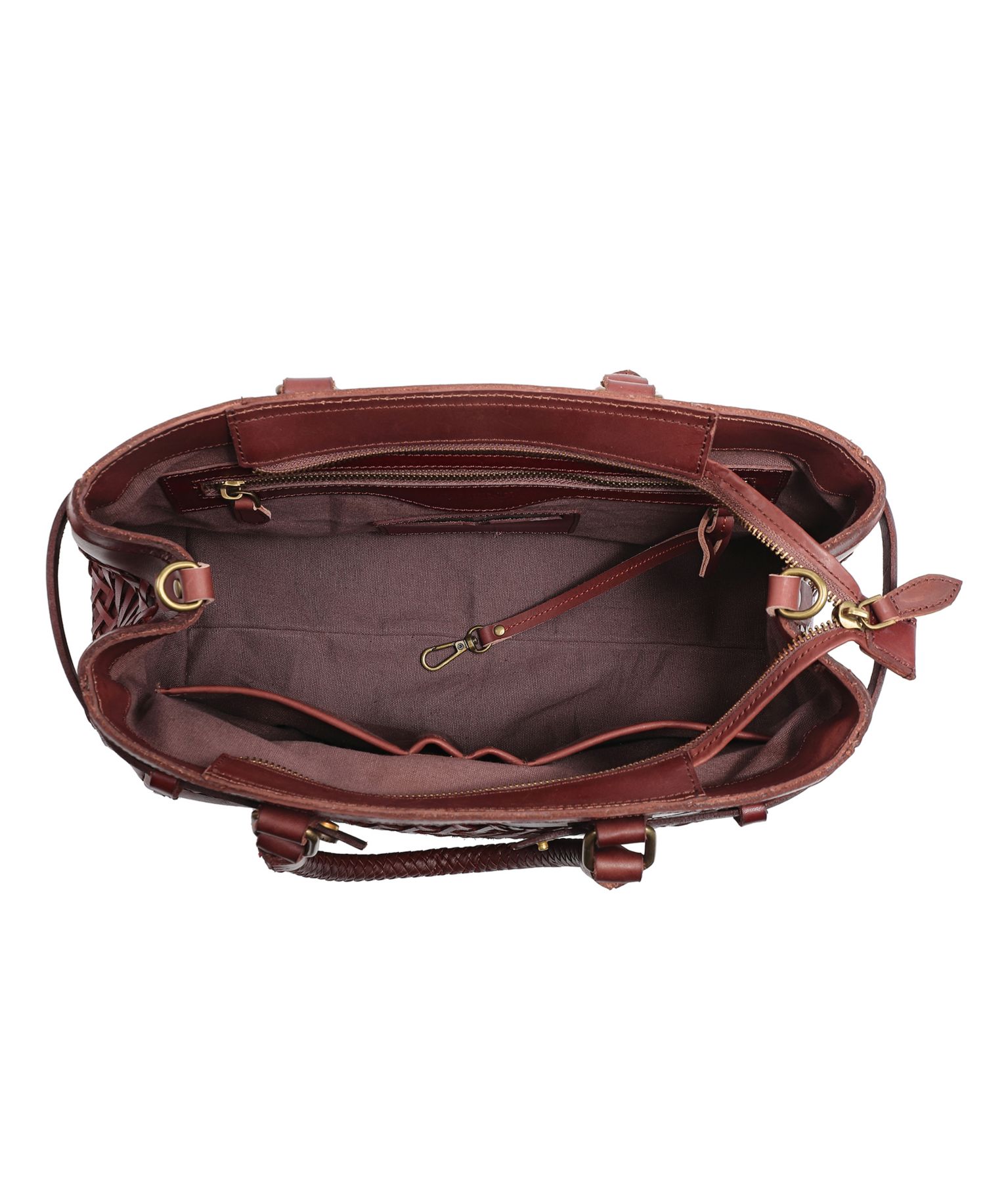 Lantana Medium Leather Satchel Bag