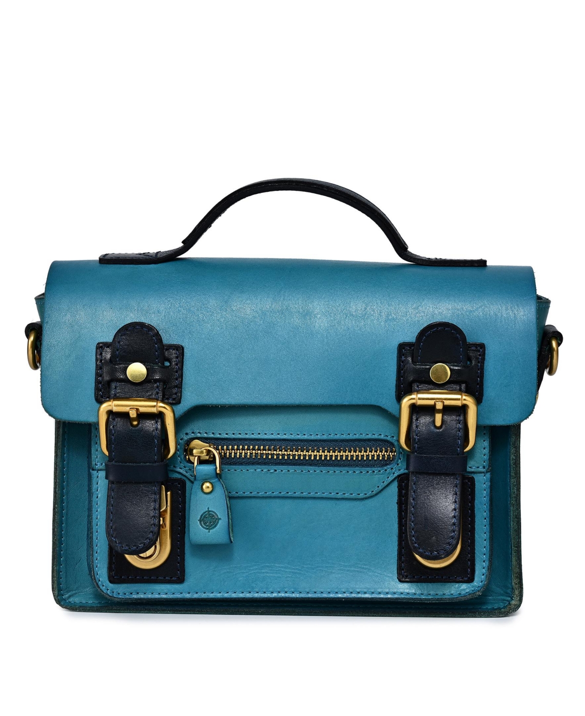 Old Trend Aster Mini Satchel In Turquoise,aqua