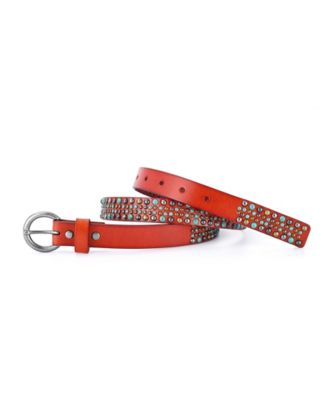 Women's Amazonite Leather Belt