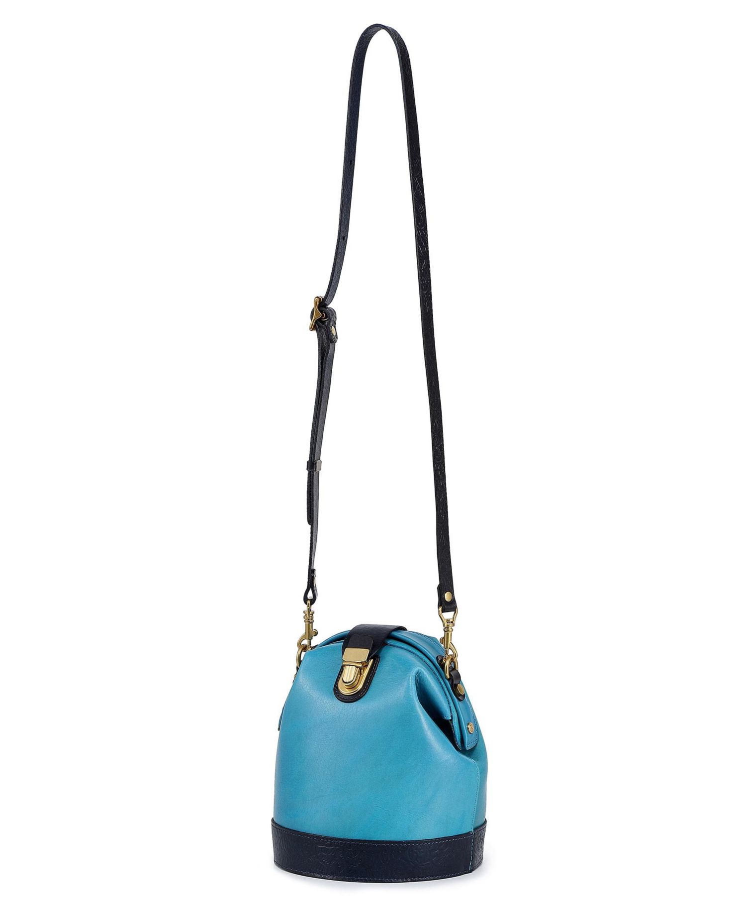 Doctor Mini Leather Bucket Crossbody Bag