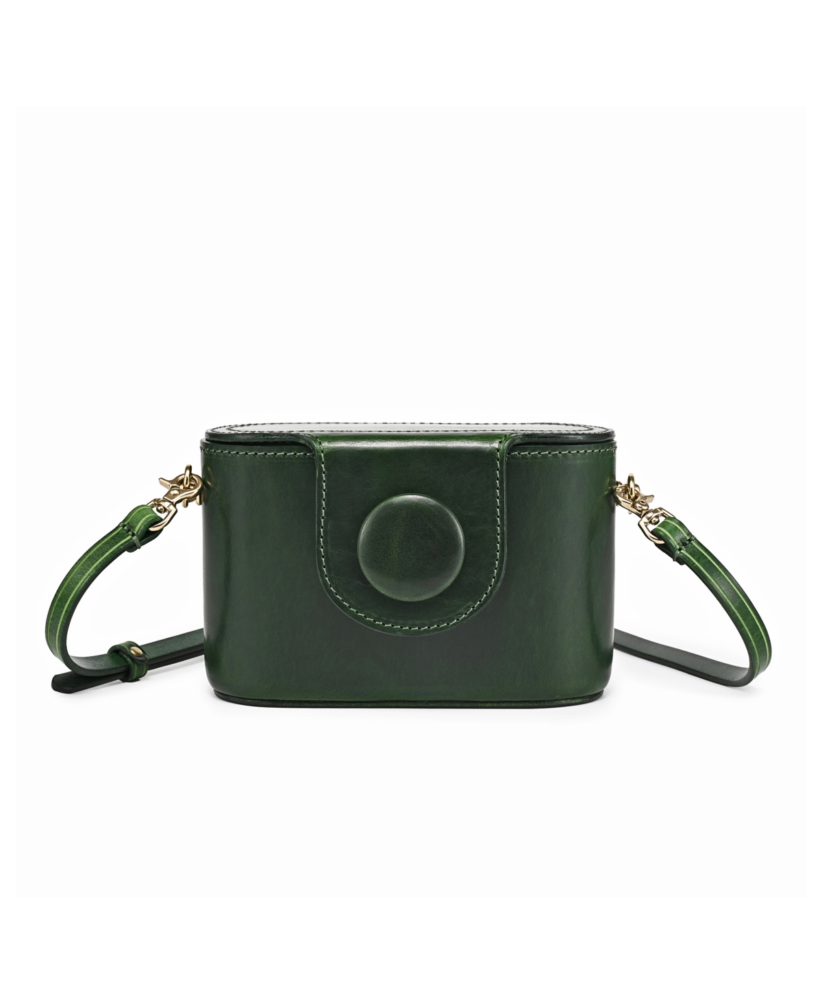 Old Trend Begonia Vintage Case Crossbody Bag In Green