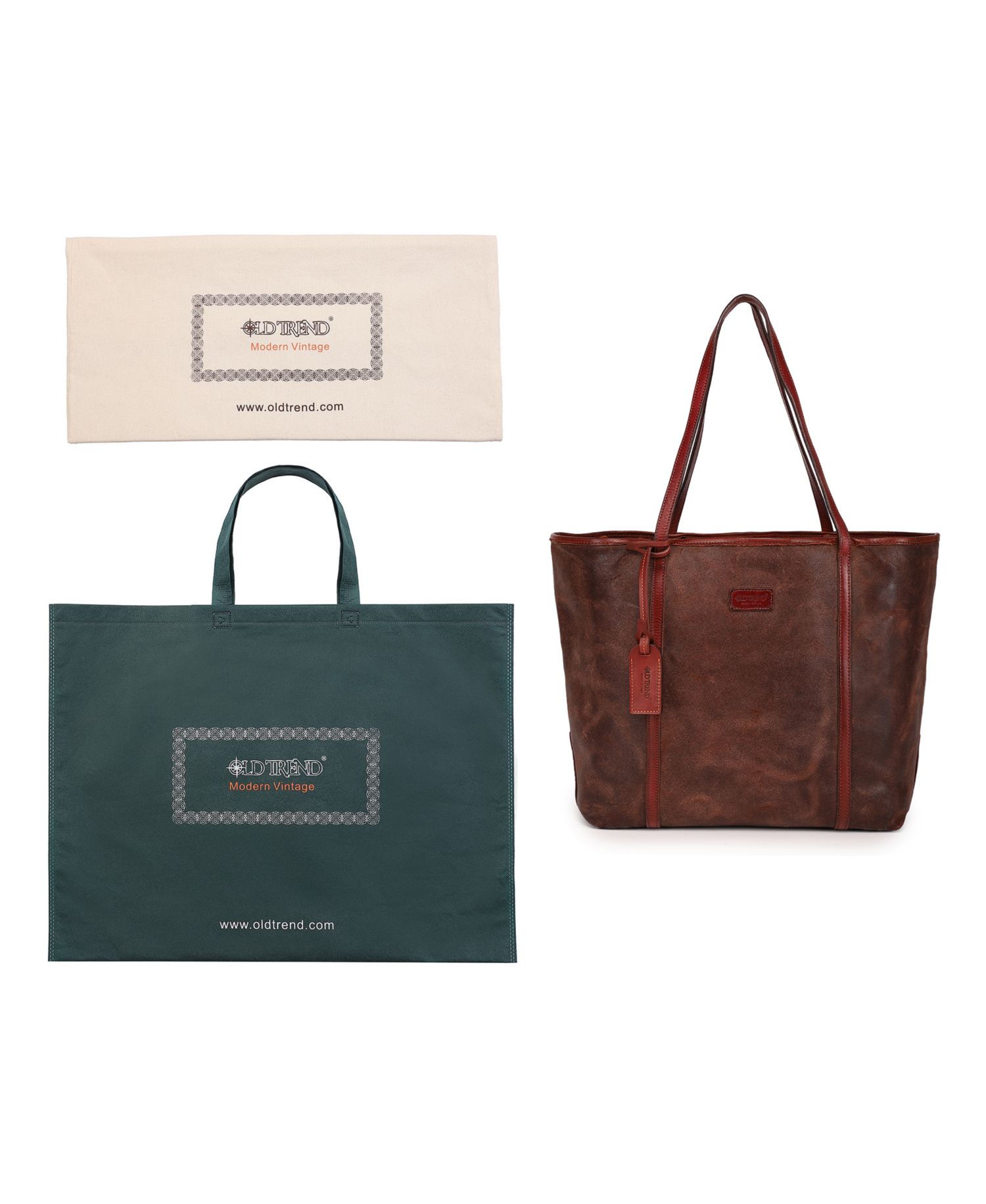 Alder Large Leather Tote Bag