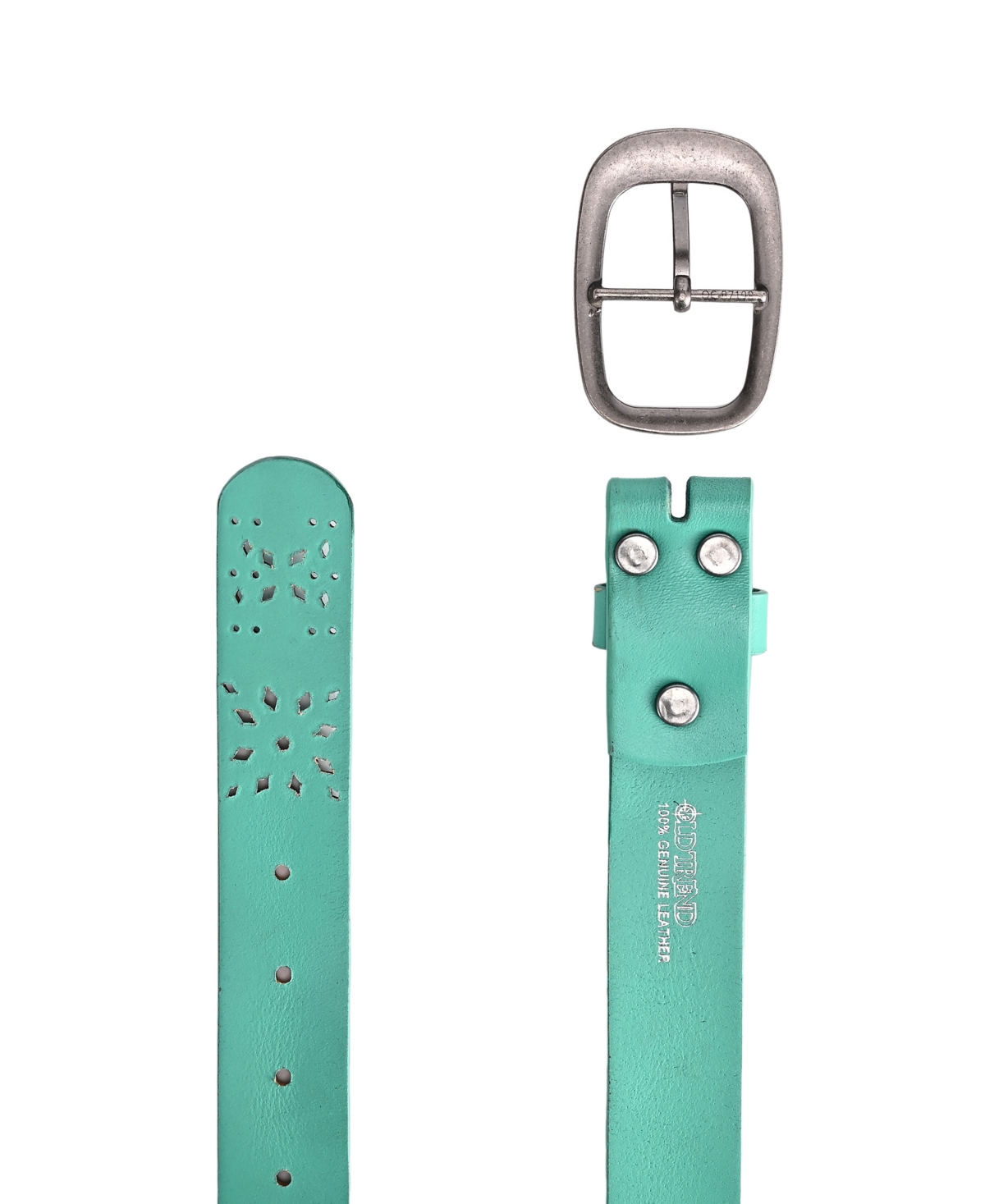 OLD TREND WOMEN'S BLOOMING CROCUS LEATHER BELT