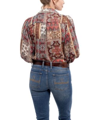 Women's Blooming Crocus Leather Belt