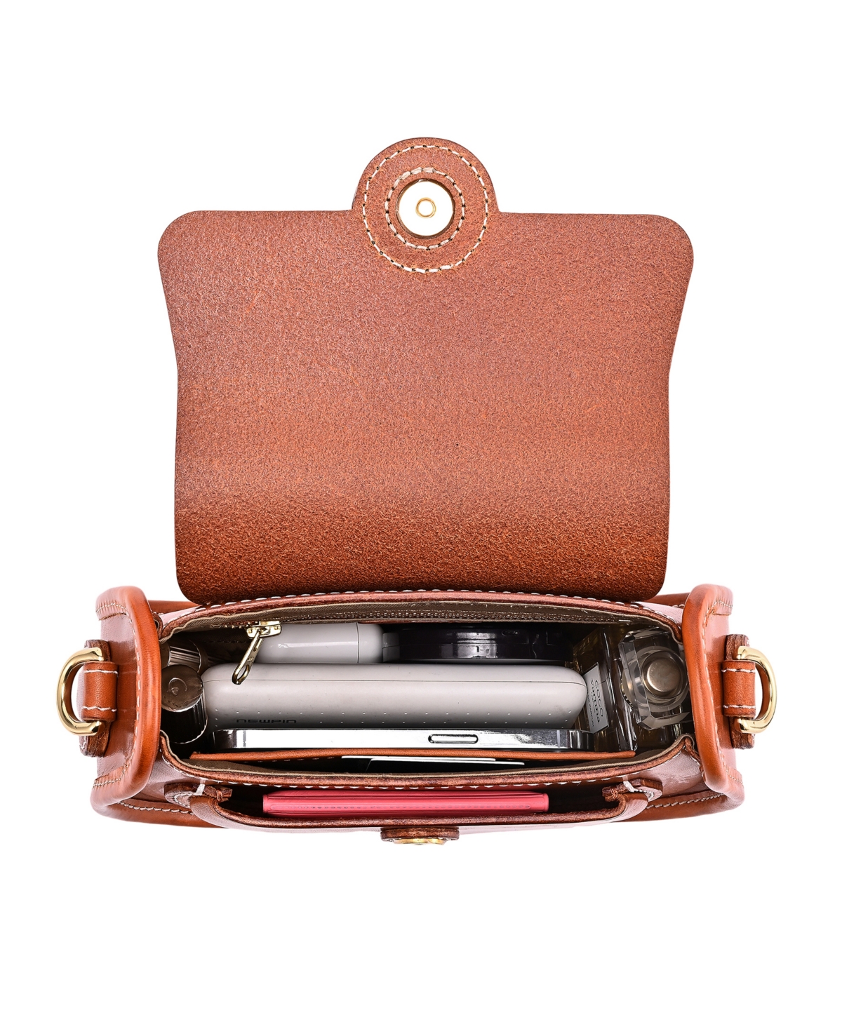 Old Trend Begonia Vintage Crossbody Bag In Caramel