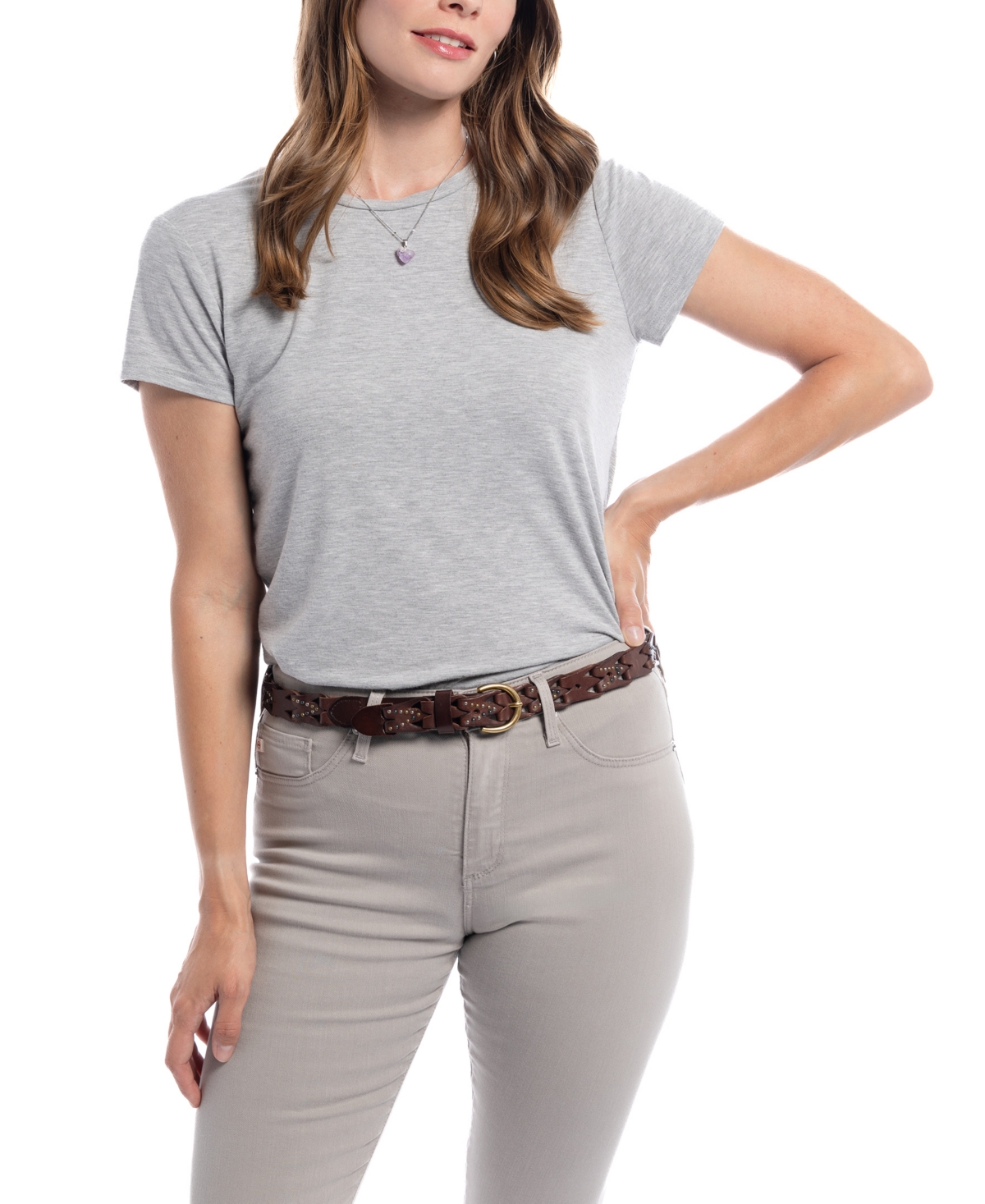 OLD TREND WOMEN'S ORANDA COVE LEATHER BELT