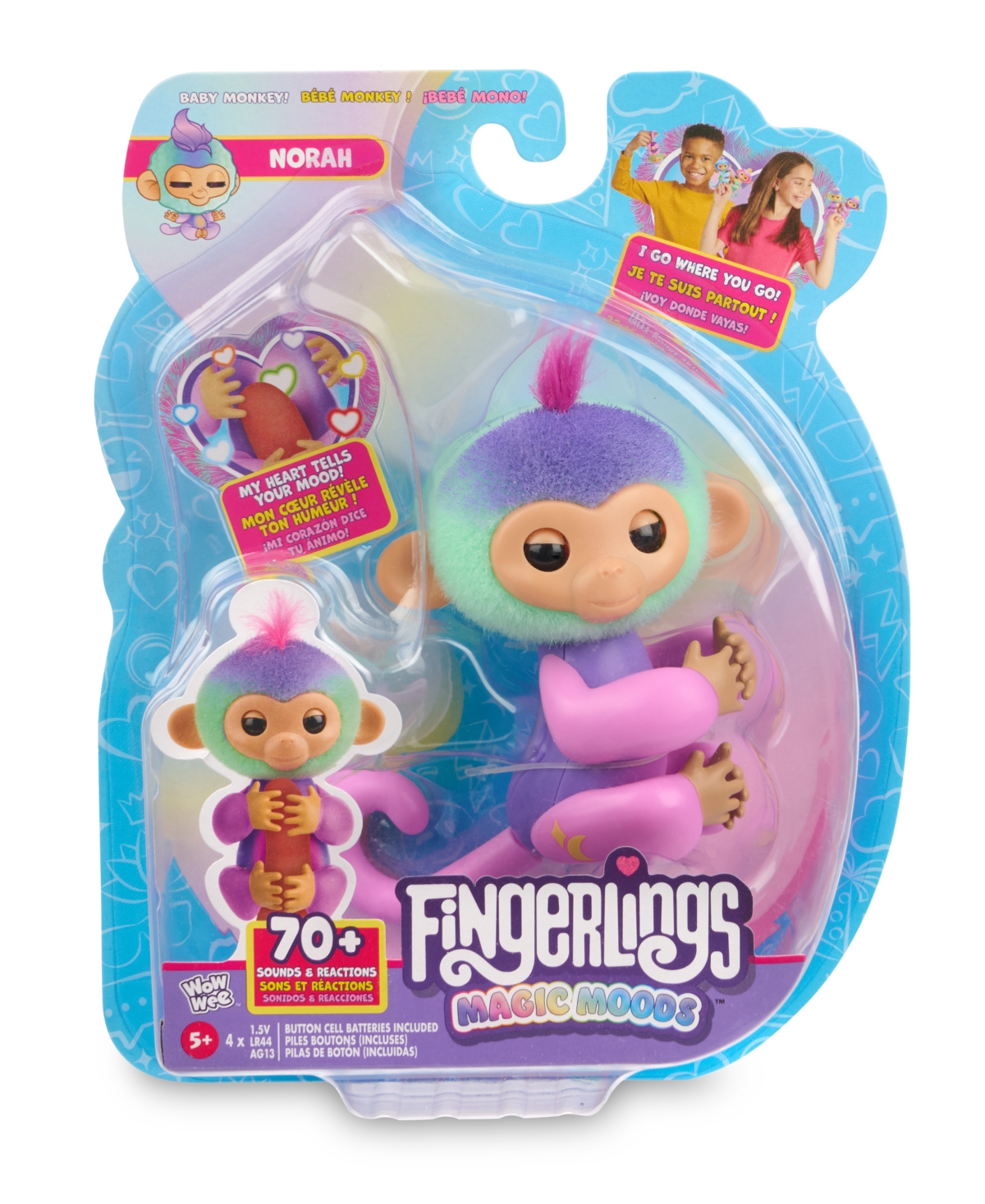 Fingerlings Magic Moods Monkey, Norah In Multicolor