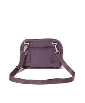 Triple Zip Crossbody Bag