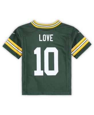Toddler Jordan Love Green Green Bay Packers Game Jersey