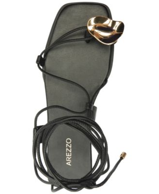 Women's Siena Square Toe Ring Flat Sandals