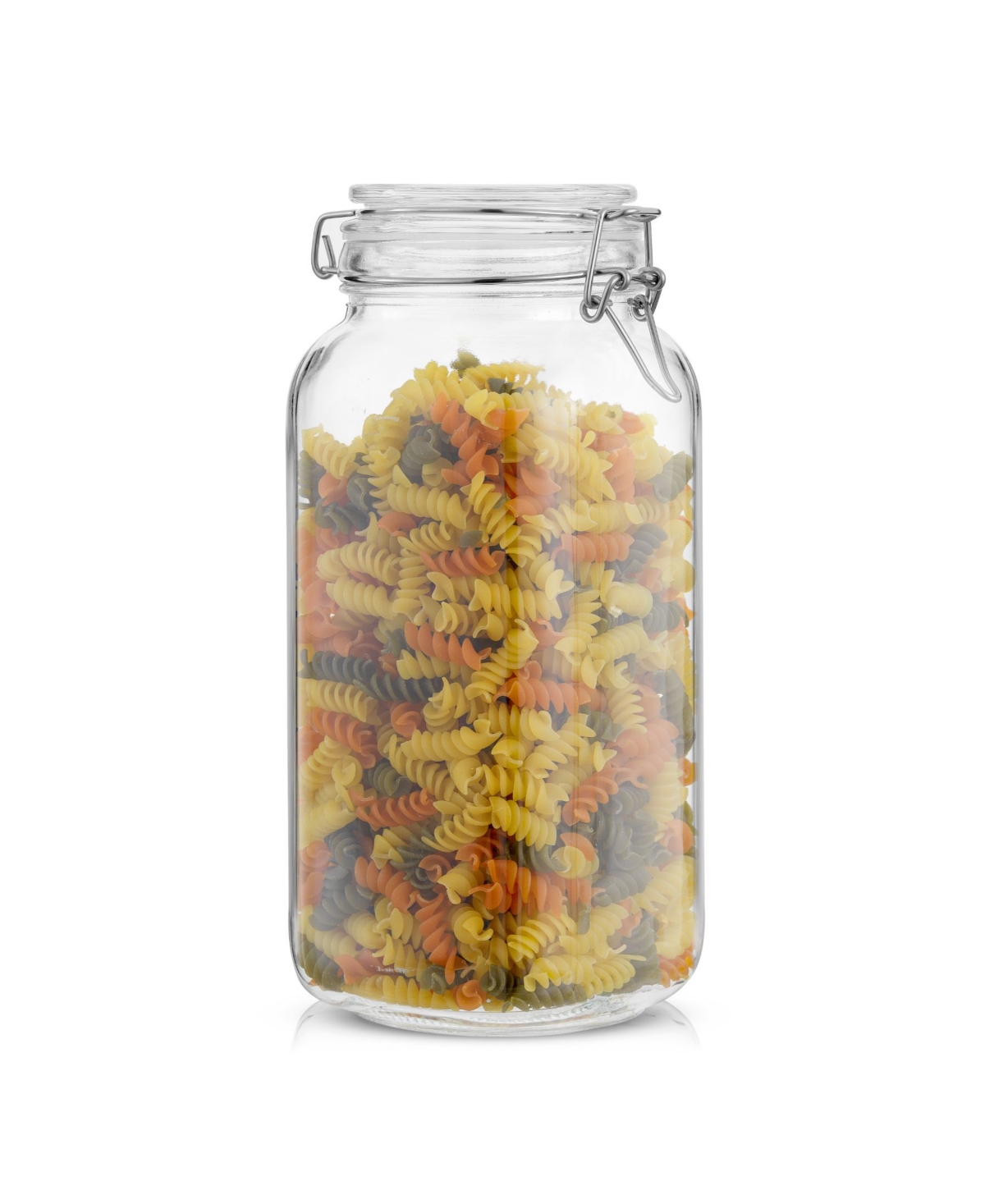 JOYJOLT AIRTIGHT SET OF 3 GLASS JARS STORAGE CANISTER 