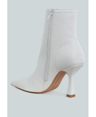 Womens Farnak Metallic Pointed Toe Ankle Boots