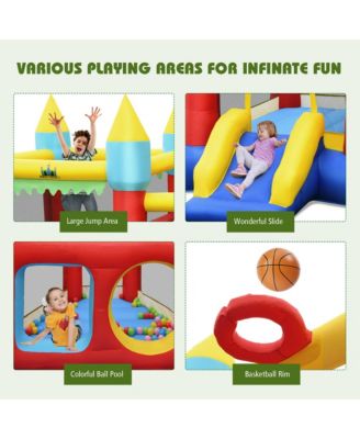Inflatable Bounce House Slide Jumping Castle Ball Pit Tunnels Without Blower