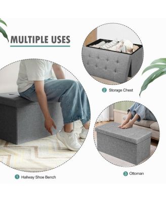 Foldable Storage with Removable Storage Bin