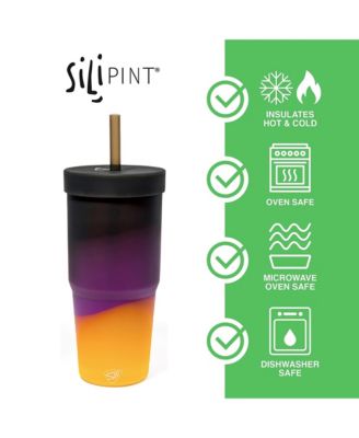 Straw Tumbler 32oz: 2 pk - Sun Storm