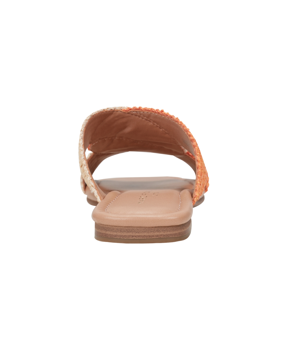 Marc Fisher Ltd Navie Slide Sandal In Orange,natural