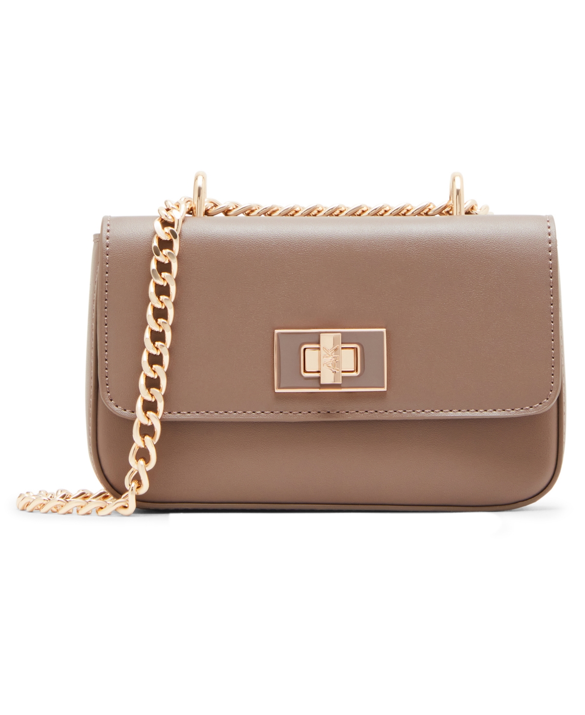 Convertible Flap Small Crossbody Bag - Brown