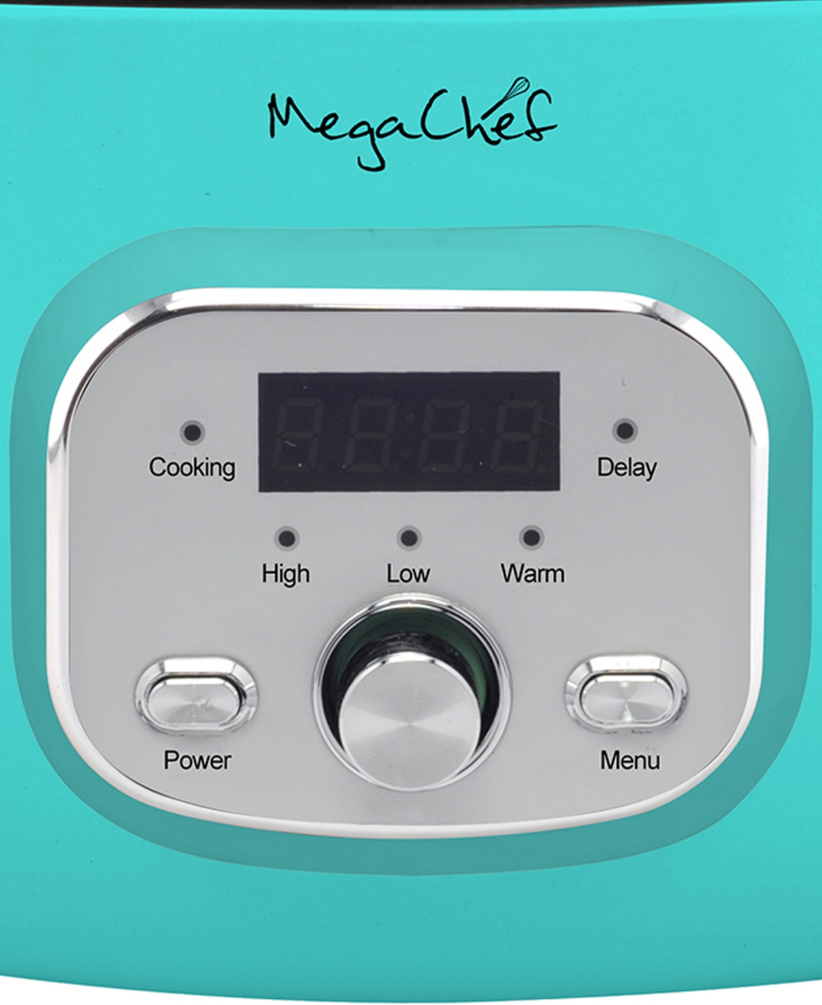 Megachef 3.5 Quart Oval Electric Slow Cooker In Turquoise