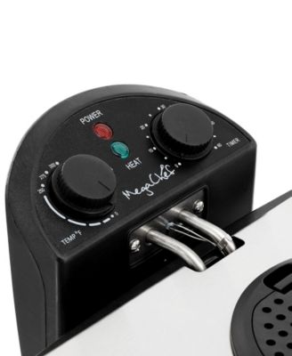 3.17 Quart Stainless Steel Electric Deep Fryer with Timer