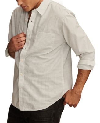 Lucky Brand Мужская клетчатая рубашка из поплина с длинным рукавом и одним карманом от Lucky Brand 17990₽