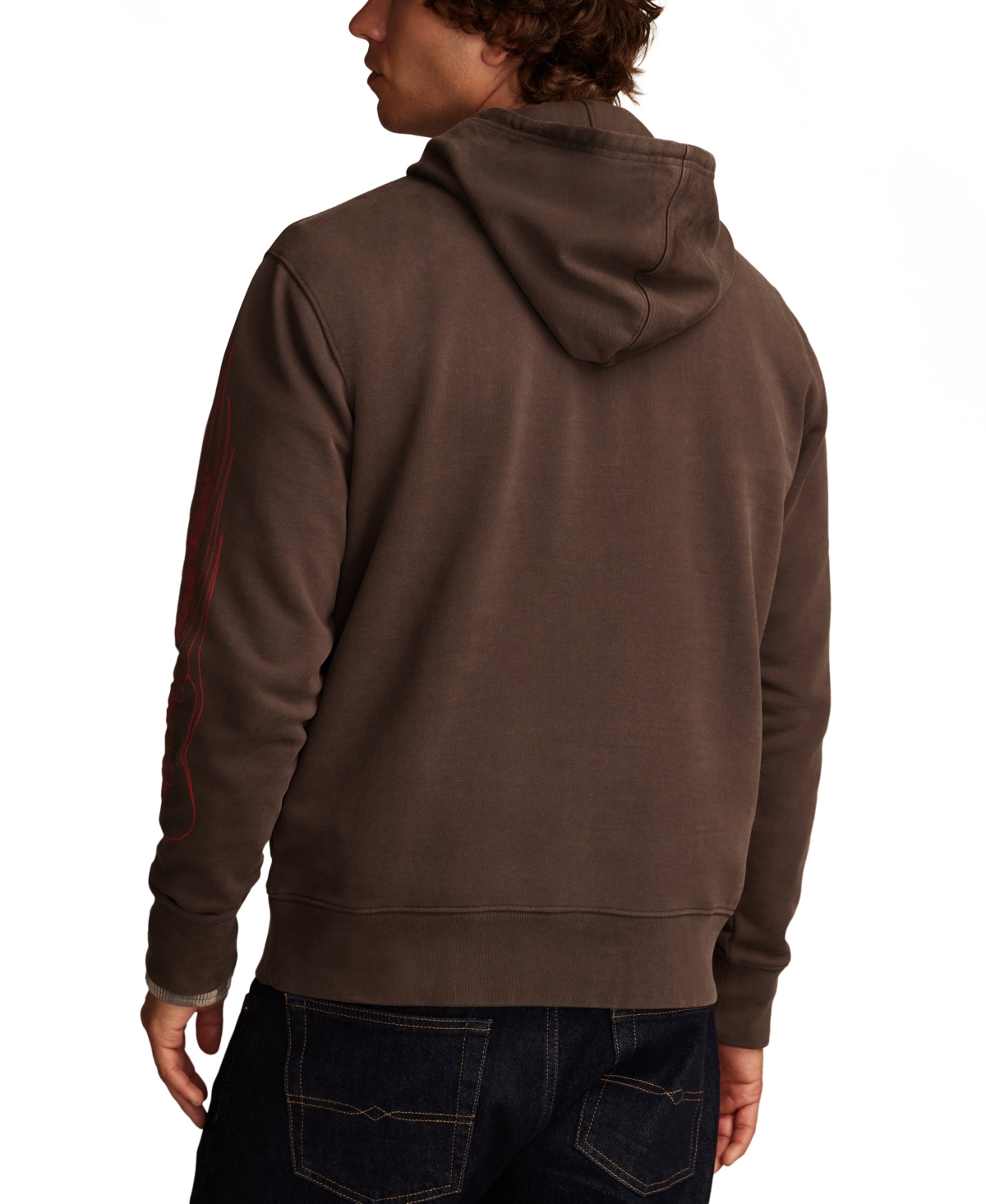 Lucky Brand Men's Fender Strat Flames Sweatshirt