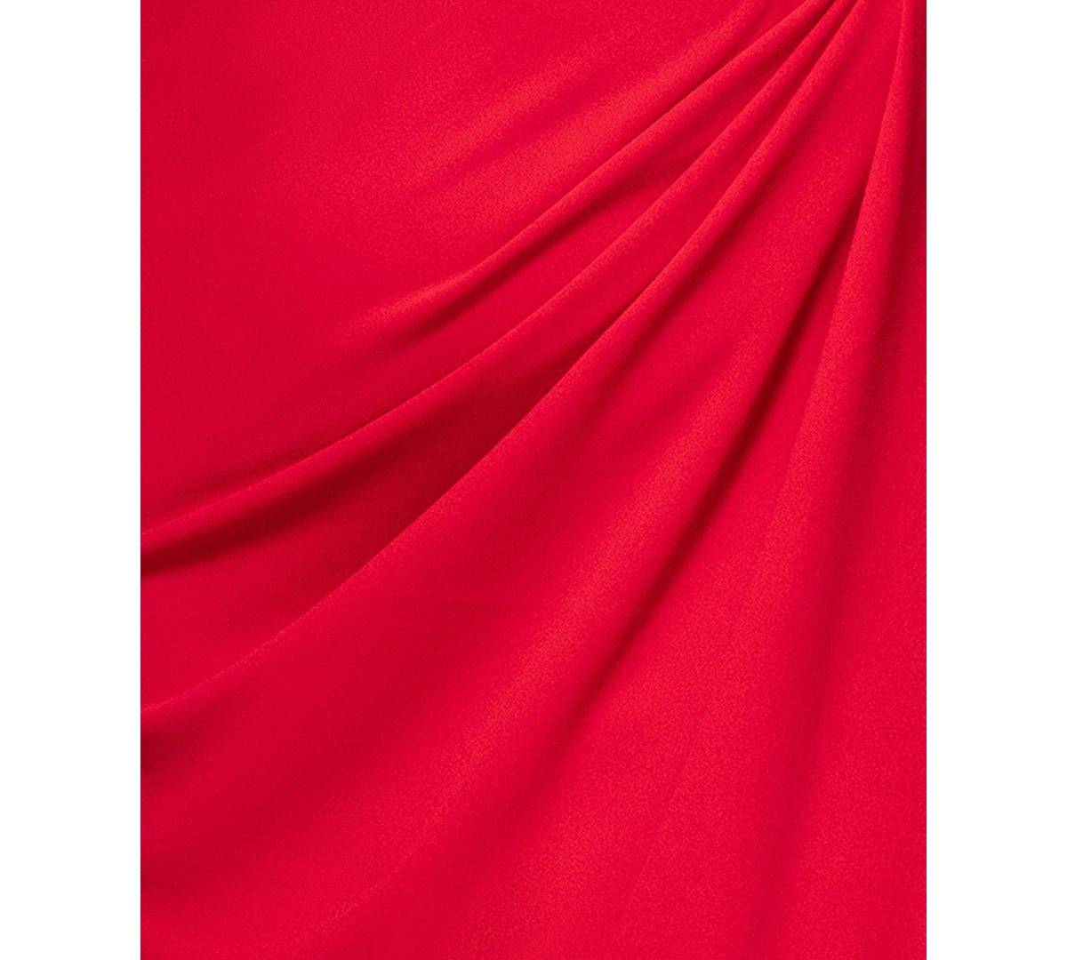 Betsy & Adam Plus Size Sleeveless Scoop-neck Sheath Gown In Red