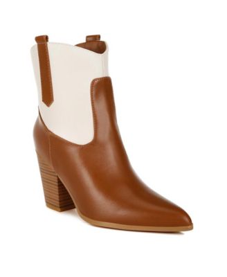 Womens Gallops Two Tone Cowboy Boots