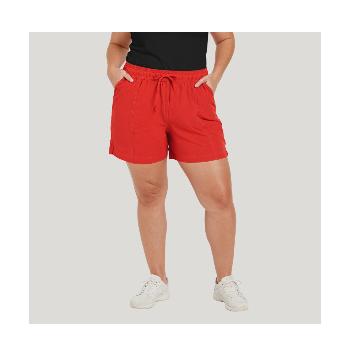Women's 4" Board Shorts - Red