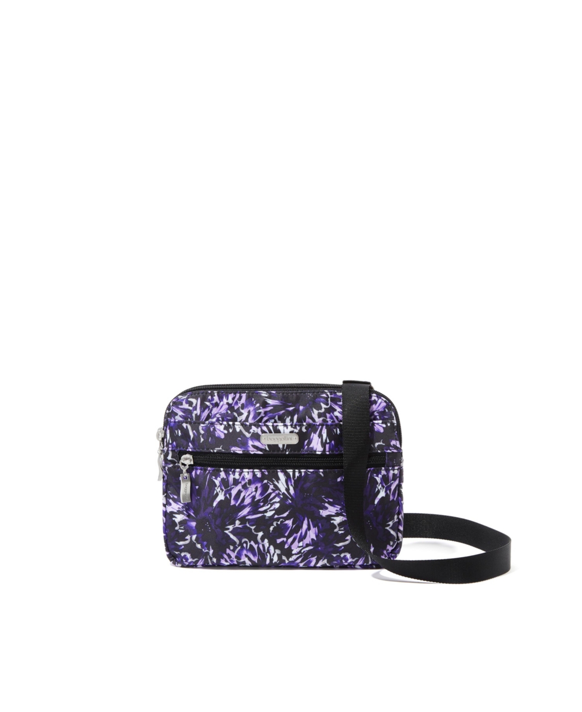 Baggallini Double Zip Medium Crossbody Bag