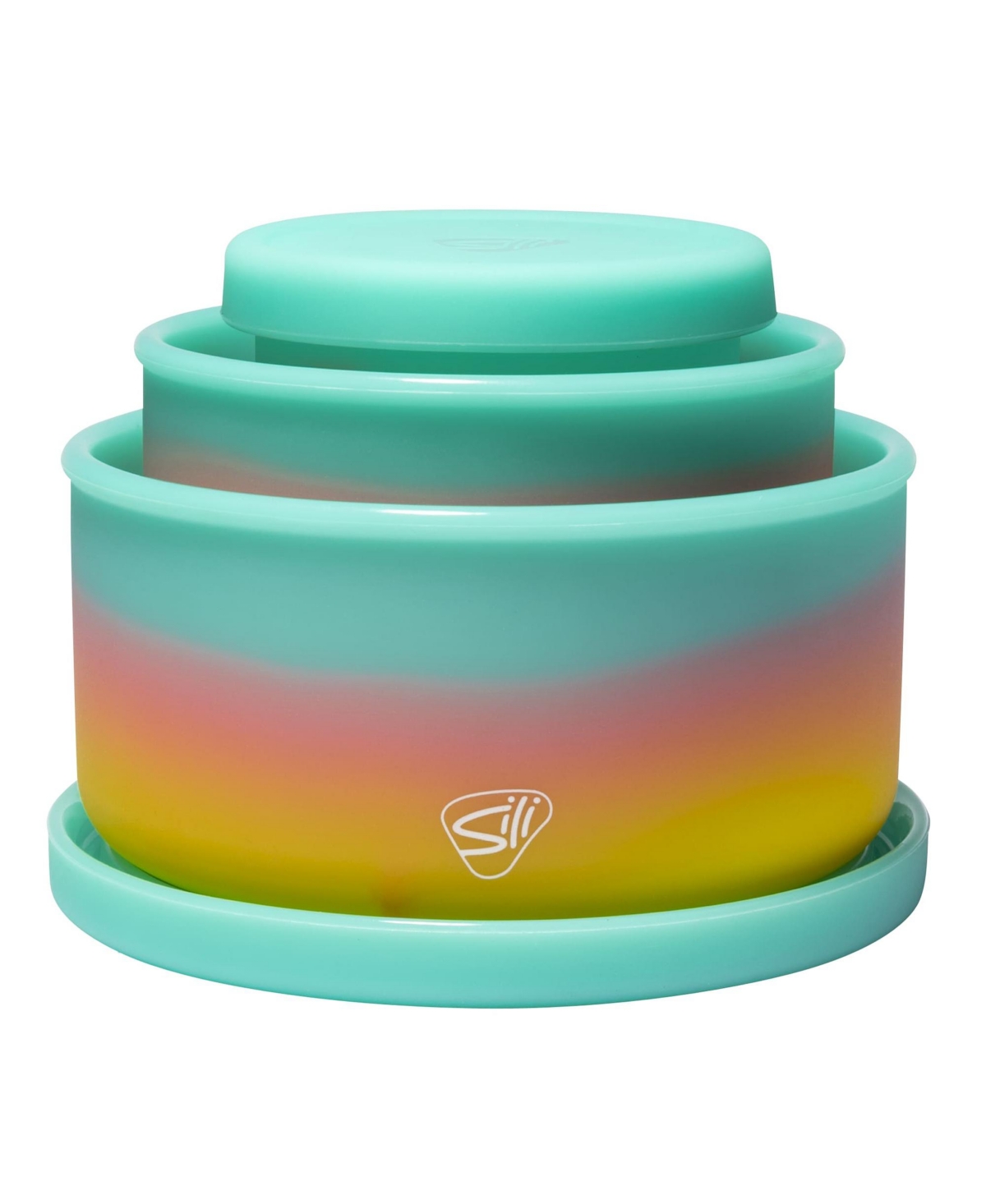 Silipint Lidded Bowls 3 pk Set:- 10, 20, - Spring 2023 - Aurora