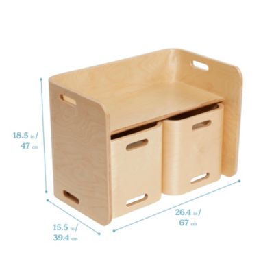 Premium Bentwood Multipurpose Table and Chair Set - Natural