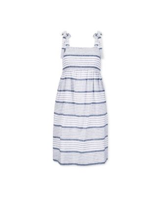 Women's Smocked Bow Shoulder Sundress