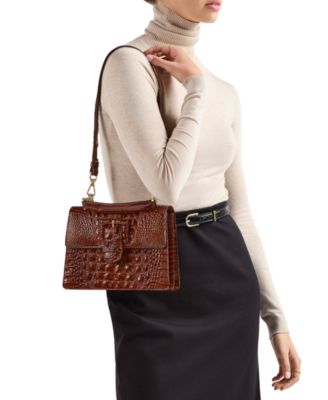 Brahmin Hallie Minden Small Leather Satchel
