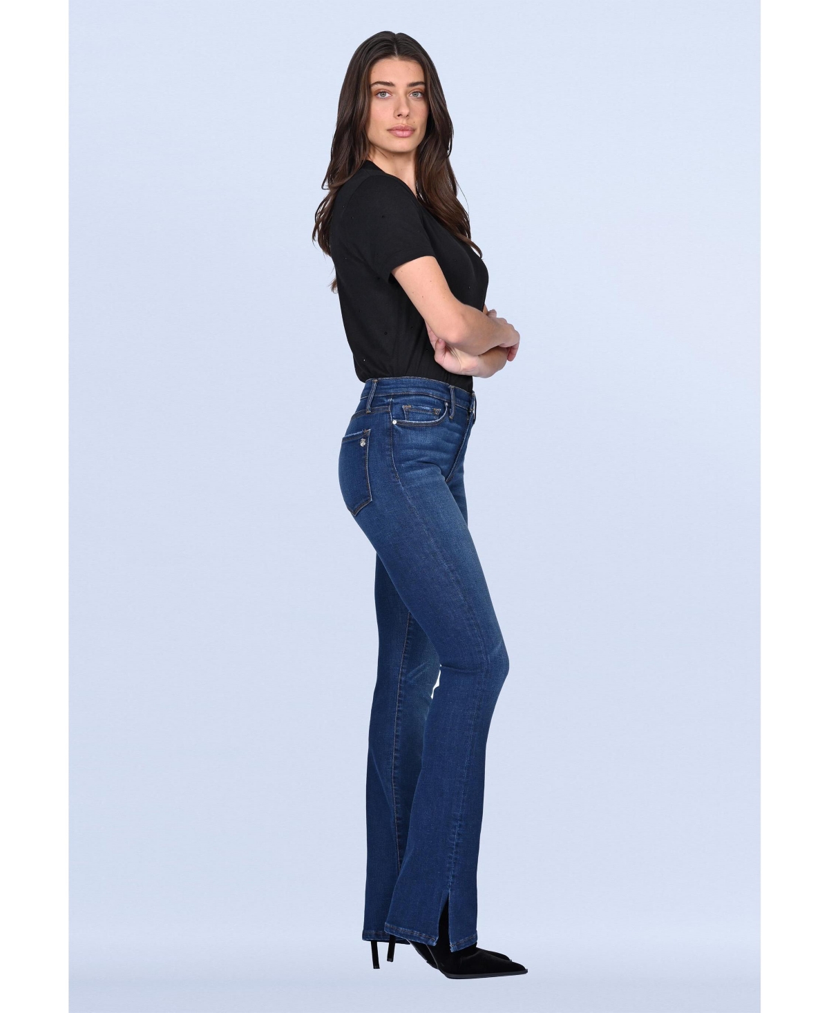 Black Orchid Denim Women's Talissa High Waisted Slice Heel Jean