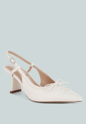 Women's Danvers Kitten Heel Pointy Slingbacks