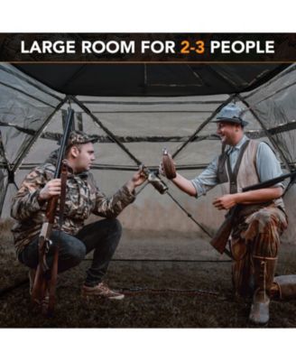 5-IN-1 Detachable Hunting Blind for 2-3 People with Skylight