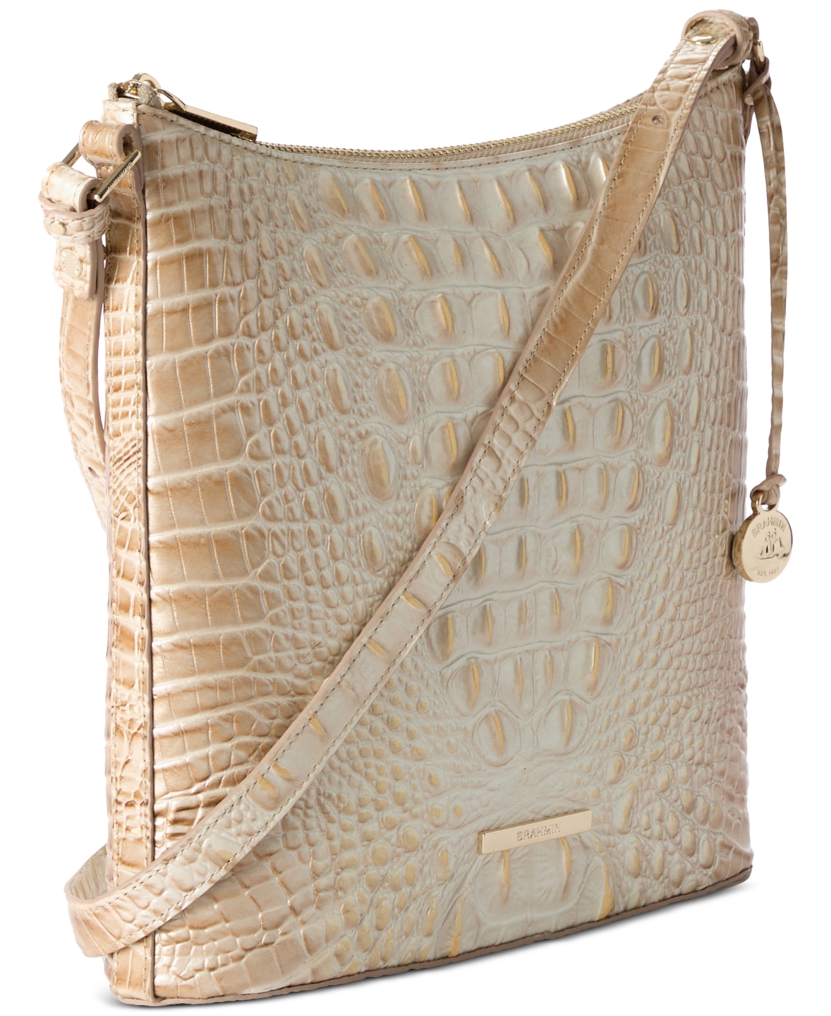 Brahmin Katie Leather Crossbody In Contour