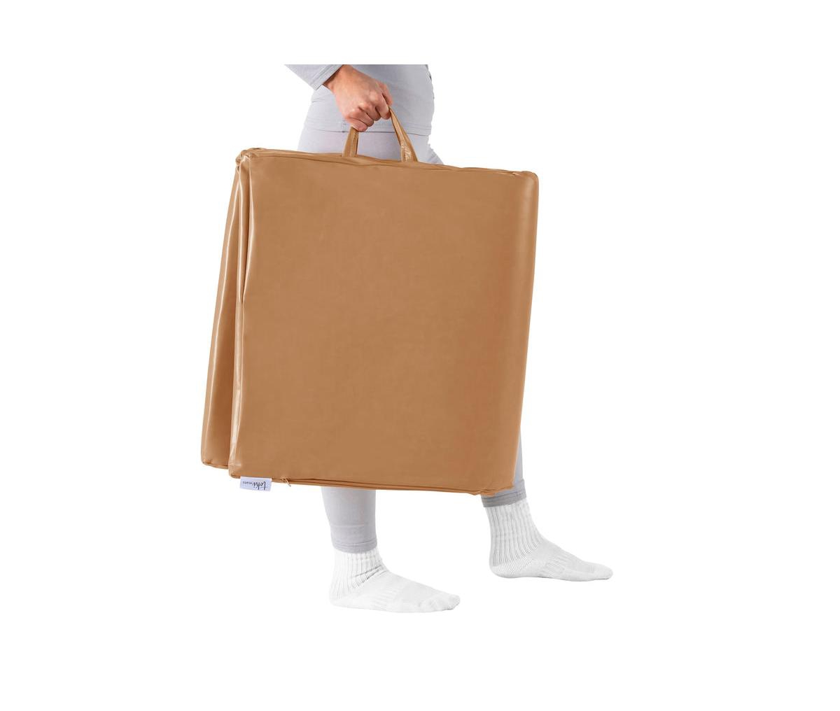 Toki Mats Toki Mats,Leather Padded Play Mat, Size - Sand