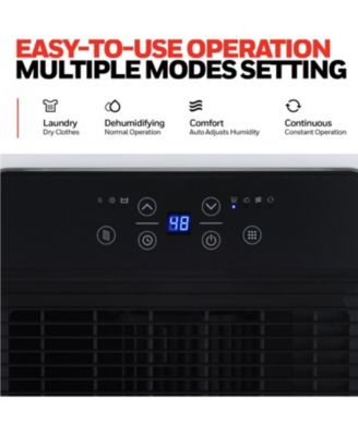 2024 NEW! 25-Pint ENERGY STAR Dehumidifier for 1,500 Sq Ft – Laundry Mode, Auto-Comfort Mode & Thermal Overload Protection, TPFIT25WK