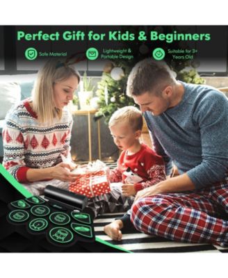 Electronic Drum Set with 2 Build-in Stereo Speakers for Kids