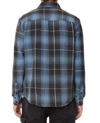 Мужская потертая фланелевая рубашка из хлопка Frank And Oak