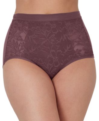 Women's Breathe Lace High-Rise Brief Underwear DFCLBF