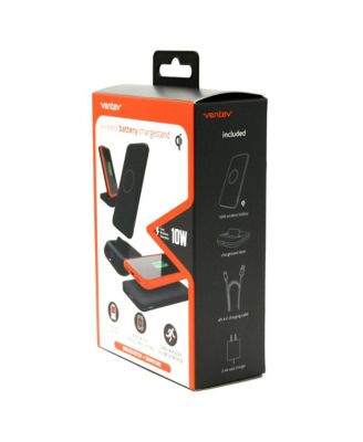 10W ULTRAFAST 2-in-1 Charge Stand and 10k mAh Portable Battery