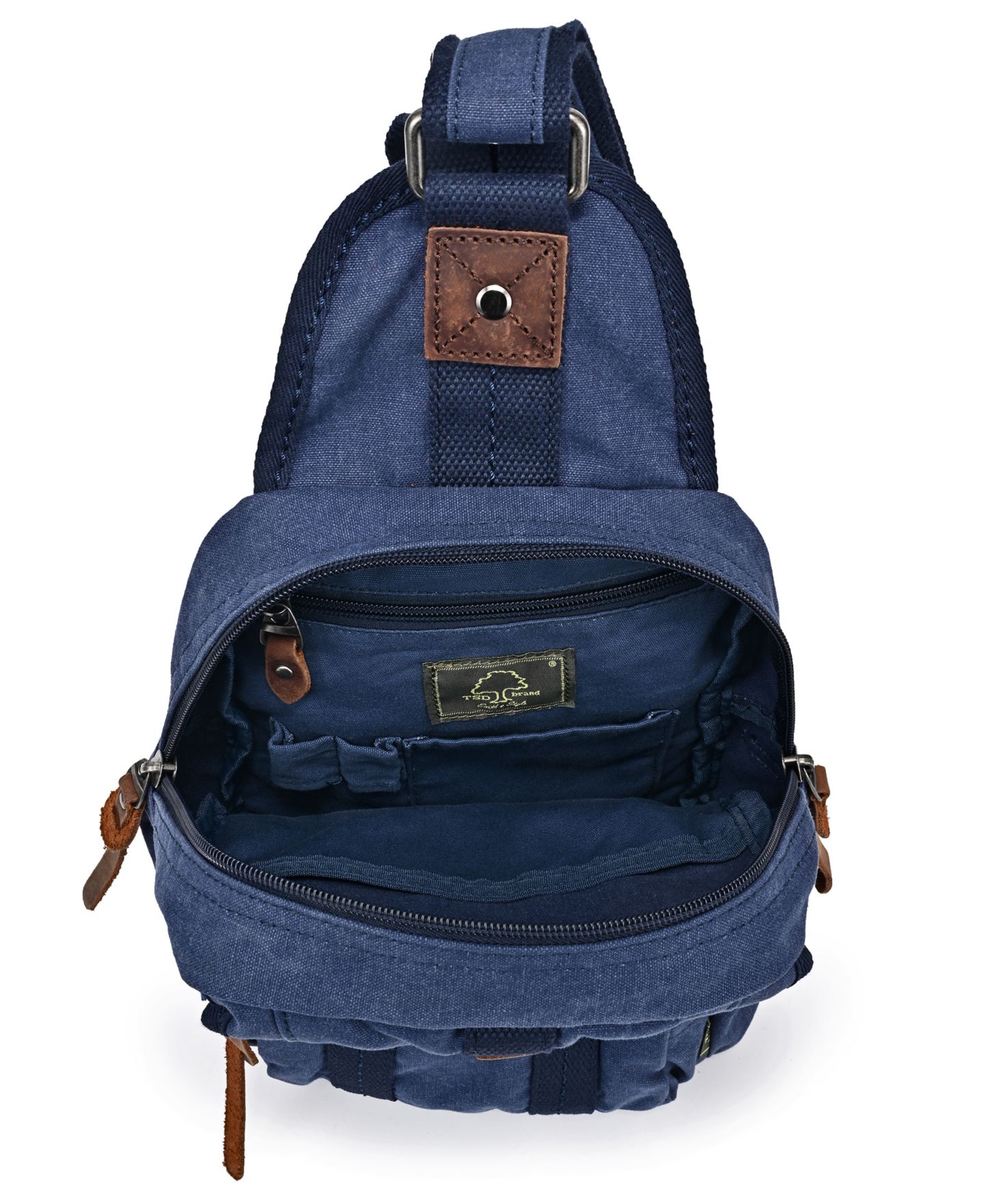 Женская сумка TSD BRAND Sunset Cove Small Sling, цвет: Тёмно-синий — фото 4
